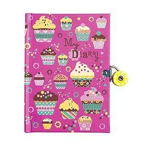  Cupcakes Diary by Galison (Locking Diary)