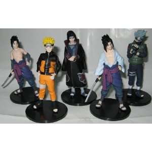   Naruto Double Sasuke Figure set of 5 (Closeout Price) Toys & Games