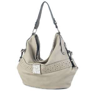 MDQ00218LG Light Gray Deyce Suna Quality PU Women Shoulder Bag 