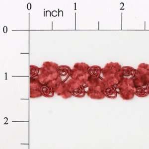  Braided Chenille Gimp   Red   3/4in 1 Yard: Home & Kitchen