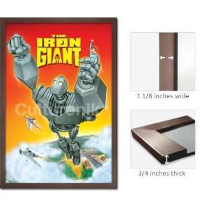  Slate Framed Iron Giant Movie Score Poster 5384