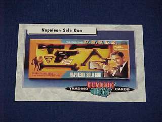 CLASSIC TOYS TRADING CARDS MAN UNCLE NAPOLEON SOLO GUN  