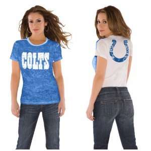  Indianapolis Colts Womens Superfan Burnout Tee from Touch 