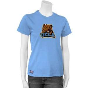  UCLA Bruins True Blue Ladies Team Logo T shirt: Sports 