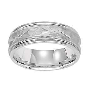 ARTCARVED Danielle Womens 1/4 Carat Diamond Palladium Wedding Ring 