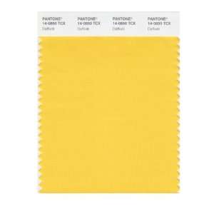  PANTONE SMART 14 0850X Color Swatch Card, Daffodil: Home 
