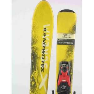  Used Salomon X Scream Grom Jr. Snow Ski with Binding 120cm 