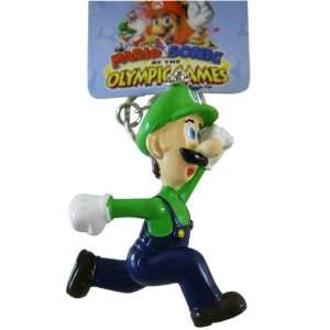  Super Mario Bros.   Olympic Runner Luigi Keychain   Mario 