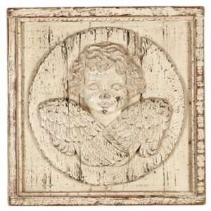  Cherub Wood Wall Plaque: Home & Kitchen