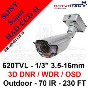  CCTVSTAR SB 620SIS3516 620TVL 1/3 3.5 16mm Varifocal Sony Super 