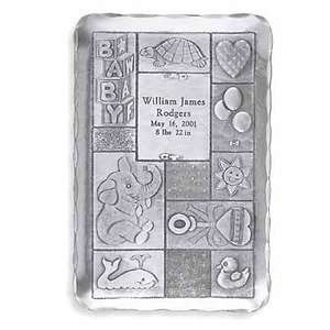  Handmade Baby Quilt Sandwich Tray by Wendell August Forge 