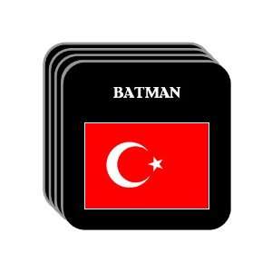Turkey   BATMAN Set of 4 Mini Mousepad Coasters