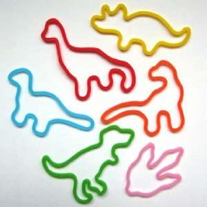    Dinosaur Glow Silly Bands Case (12 Packs) 144 Bands: Toys & Games