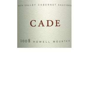  2008 Cade Plumpjack Cabernet Sauvignon Howell Mountain 