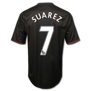  New Soccer Jersey 2012 Suarez # 7 Liverpool Away Football 