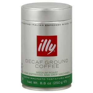 Illy Espresso Coffee Decaf (1 Can):  Grocery & Gourmet Food