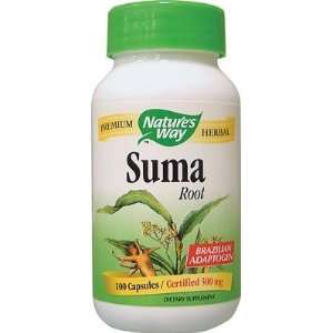  Natures Way Suma Root 500 mg 100 Caps: Health & Personal 