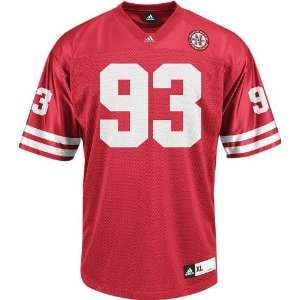   Ndamukong Suh Adidas # 93 Red Football Jersey: Sports & Outdoors
