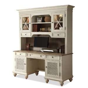  Shutter Door Credenza with Hutch by Riverside