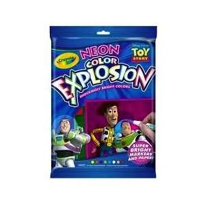   Toy Story 3 Crayola Neon Color Explosion Surge of Color: Toys & Games