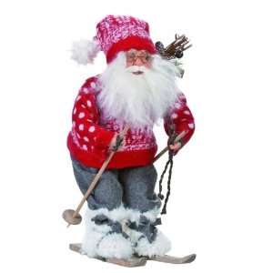  Santa On Skis: Home & Kitchen