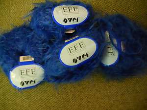 Filati FF Yarn Novelty Knit New Soft&Fuzzy Sapphire Bulky Over Fuzzy 