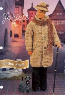 London Stroll, Annies crochet patterns fit Ken  