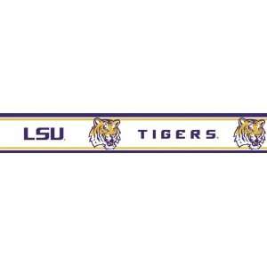   RBP LSU LSU Tigers Licensed Peel N Stick Border: Toys & Games