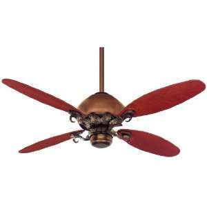   Fan 23721  52 Satin Bronze with Faux Acorn Leather: Home Improvement