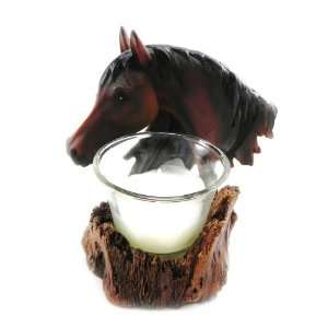  Candlestick Passion Chevaux.: Home & Kitchen