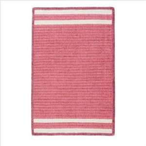   Mills ES21 Brick Bay Sunset Pink Braided Rug Furniture & Decor