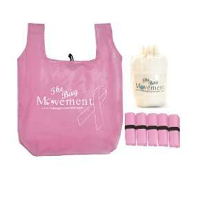  The Bag Movement  5 PK with storage Pouch (ALL PINK 