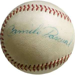  Camilo Pascual Autographed Baseball