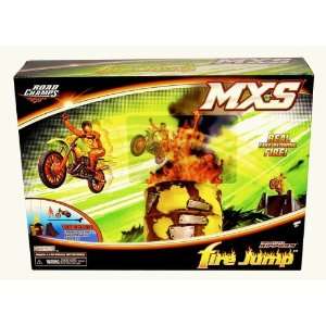  MXS Fire Jump Pro Stunt Rippers Playset: Toys & Games