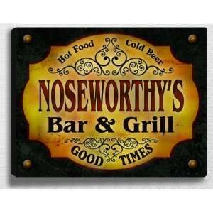  Noseworthys Bar & Grill 14 x 11 Collectible Stretched 