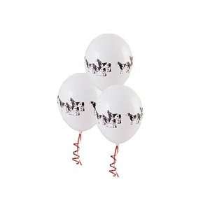  Cowith 11 Inch Balloon White Black Package of 100: Toys 