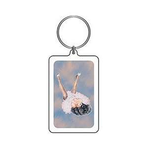  Pink Bettie Page Fairy Keychain art by Olivia: Everything 