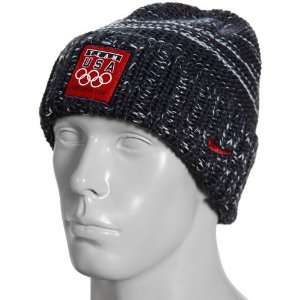  Nike 2010 Winter Olympics USA Navy Blue Medal Stand Beanie 