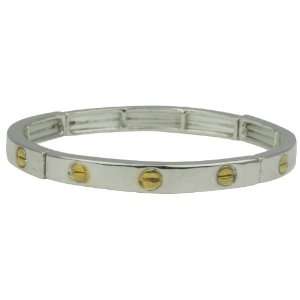 Kismet Stretchable Silver Bracelet: Jewelry