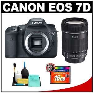  Canon EOS 7D Digital SLR Camera Body + Canon 18 135mm IS 