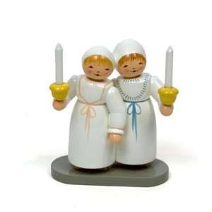  Twins in Christening Gowns figurine: Home & Kitchen