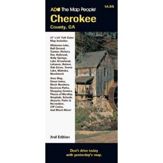   The Map People 307337 Cherokee County GA Pocket Map