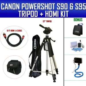   Tripod for Canon PowerShot S90 and Canon PowerShot S95: Electronics