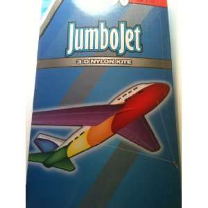  Jumbojet 50 inch Wingspan 3 D nylon Kite Toys & Games