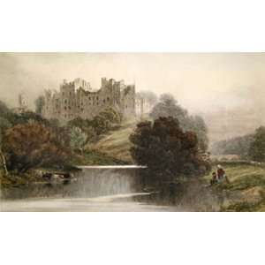  Ludlow Castle Etching Law, David D Topographical 