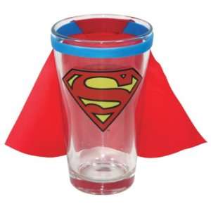  Superman Caped Logo Pint Glass