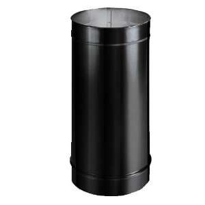   12 HeatFab Single Wall Black Stovepipe   2702B