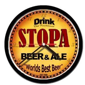  STOPA beer and ale cerveza wall clock: Everything Else