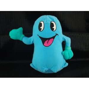   Game Icon Pac Man Blue Pacman 6 Plush Blue Ghost Doll: Toys & Games