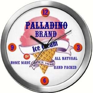  PALLADINO 14 Inch Ice Cream Metal Clock Quartz Movement 